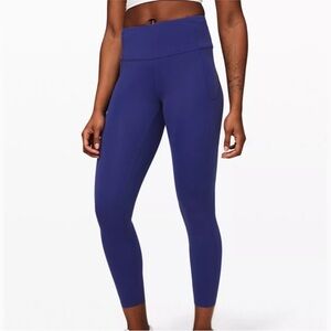 lululemon Fast and Free High Rise Tight 25” in Larkspur Size 10